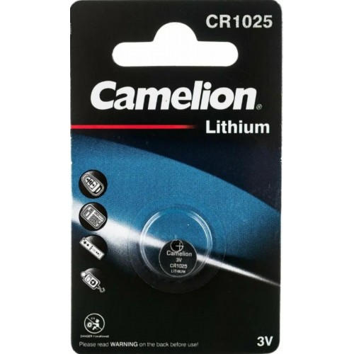 Camelion CR 1025 BL-1 (CR1025-BP1, бат-ка литиевая,3V)