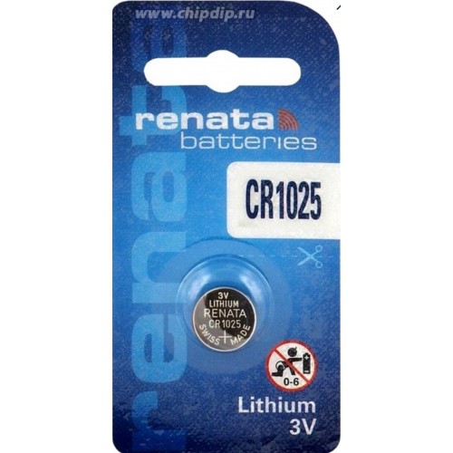 Элемент питания ROBITON PROFI R-CR1025-BL1 CR1025 BL1