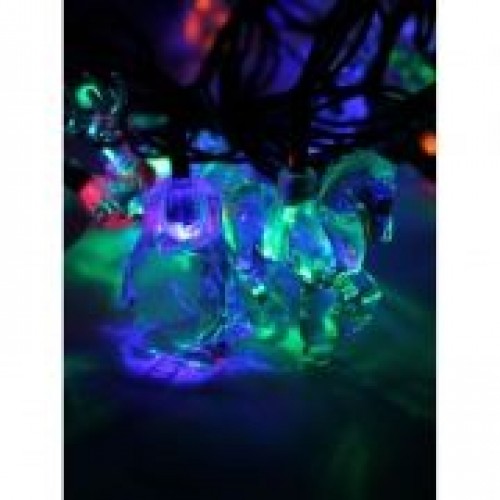 Светодиодная гирлянда Космос Новогодние игрушки" животные, мультиколор, 30 LED, 8 реж., 4.4м"