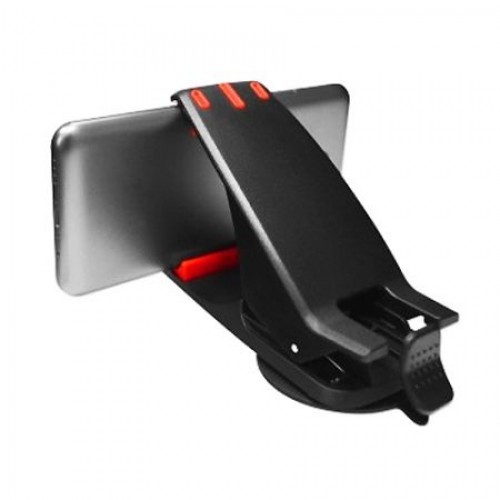 Держатель автомобильный на присоске для планшета/смартфона до 8, черный, Perfeo 522 (PF_5038)"