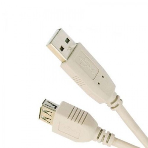 Кабель удлинитель USB 2.0 Am=>Af - 1.8 м, серый, Defender (83713)