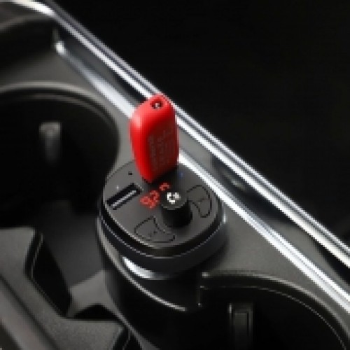 Автомобильный FM-трансмиттер Hoco E41, Bluetooth, 2xUSB 2.1A+1A, microSD