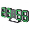 Часы будильник Perfeo LUMINOUS 2", черный корпус/зеленая LED подсветка (PF_B4926)"
