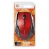 Мышь беспроводная Defender MM-365 Accura, красная (52367)