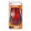 Мышь беспроводная Defender MM-365 Accura, красная (52367)