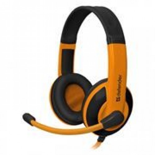 Гарнитура Defender G-120 Warhead, игровая черно/оранжевая (64099)