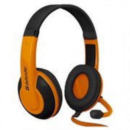 Гарнитура Defender G-120 Warhead, игровая черно/оранжевая (64099)