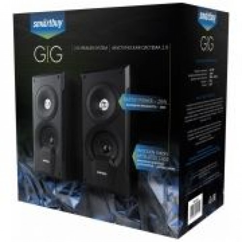Колонки Smartbuy GIG, 20 Вт, MDF, черные (SBA-4200)