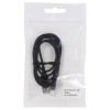 Кабель USB 2.0 Am=>Apple 8 pin Lightning, 1 м, магнит., черный, пакет, Smartbuy (iK-510mt-2)