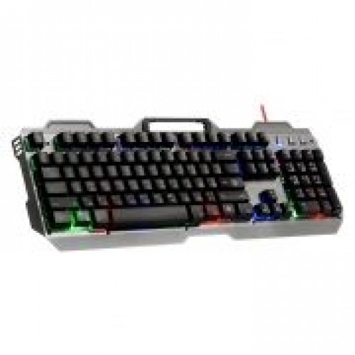 Клавиатура игровая Defender Assault GK-350L с подсветкой, серебристая, USB (45350)