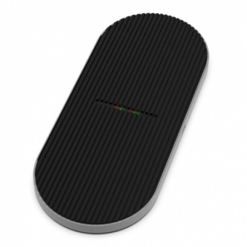 Беспроводное зарядное устройство Qi, 2x9W, для 2-х устройств, черное, Ritmix RM-4000W