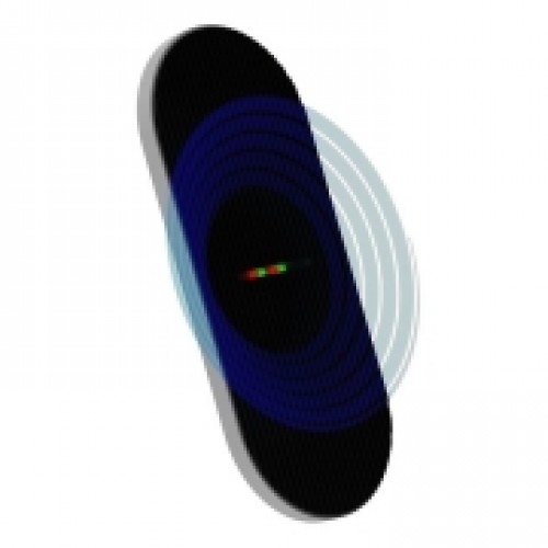Беспроводное зарядное устройство Qi, 2x9W, для 2-х устройств, черное, Ritmix RM-4000W