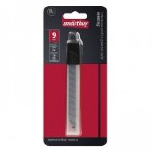 Лезвия 9 мм для строительных ножей, сегментированное, 10 шт, Smartbuy (SBT-SKT-9)