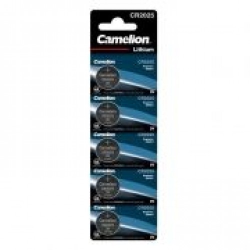 Батарейка CR2025 Camelion, 5 шт, блистер