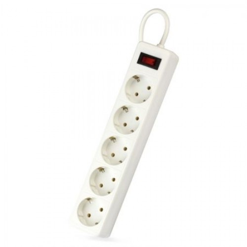 Сетевой фильтр Smartbuy ONE 2.2 кВт 10A, 1.8 м, 5 розеток, белый (SBSP-18-W)