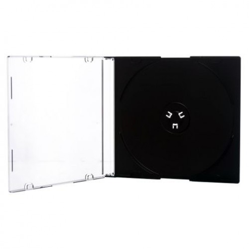 BOX 1 CD Slim Case, черный (коробочка на 1 CD Slim)