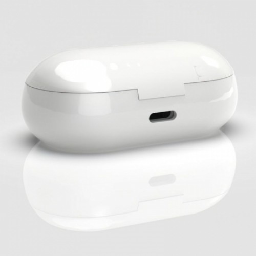 Гарнитура Bluetooth Ritmix RH-820BTH TWS, вставная, зарядный кейс, сенсорн. управление, белая