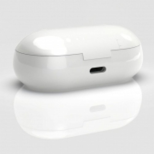 Гарнитура Bluetooth Ritmix RH-820BTH TWS, вставная, зарядный кейс, сенсорн. управление, белая