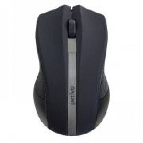 Мышь беспроводная Perfeo Vertex, черно-серебристая, USB (PF_A4497)