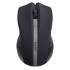 Мышь беспроводная Perfeo Vertex, черно-серебристая, USB (PF_A4497)