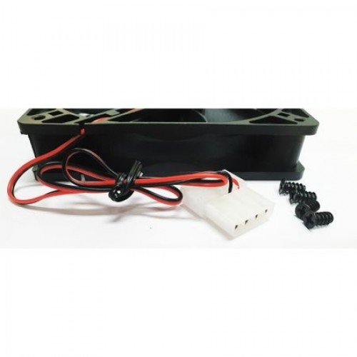 Вентилятор 120 x 120 x 25, 4 pin Molex, 1800 об/мин, втулка, кабель 40 см, Exegate (EP12025SM)