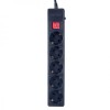 Сетевой фильтр Perfeo POWER+ PF-PP-5/5,0-B, 5 м, 5 розеток, черный (PF_A4662)