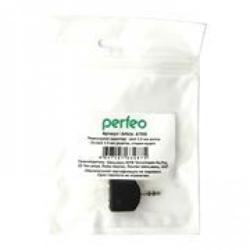 Адаптер аудио разветвитель 3.5 stereo plug -> 2x3.5 stereo jack, Perfeo (A7008)