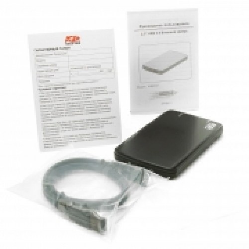 Внешний контейнер для 2.5 HDD S-ATA AgeStar 3UB2A12, черный, USB 3.0"