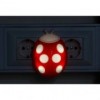 Светильник-ночник Божья коровка" с датчиком света, светодиодный, 0.5Вт, 220В, Эра (NN-601-LS-R)"