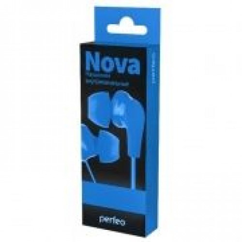 Наушники-вкладыши Perfeo NOVA, синие (PF_A4929)