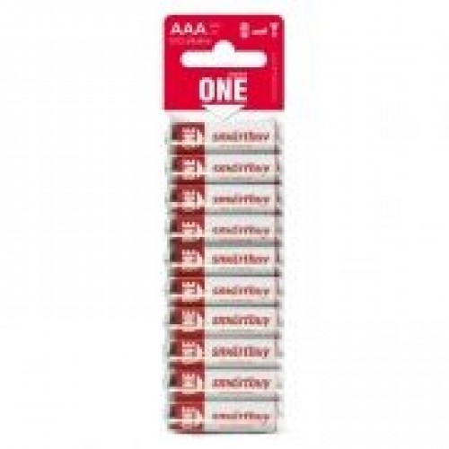 Батарейка AAA Smartbuy ONE LR03/10B Eco Alkaline, 10 шт, блистер (SOBA-3A10B-Eco)
