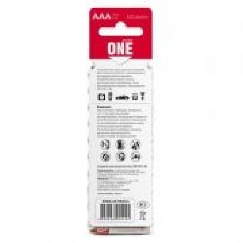 Батарейка AAA Smartbuy ONE LR03/10B Eco Alkaline, 10 шт, блистер (SOBA-3A10B-Eco)
