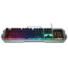 Клавиатура игровая Defender Renegade GK-640DL с подсветкой, серебристая, USB (45640)