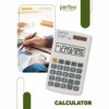 Калькулятор карманный Perfeo PF_C3702, 8-разрядный, белый