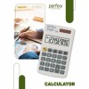 Калькулятор карманный Perfeo PF_C3702, 8-разрядный, белый