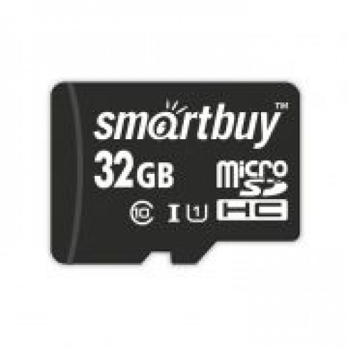Карта памяти Micro SDHC 32Gb Smartbuy Class 10 UHS-I без адаптера (SB32GBSDCL10-00)
