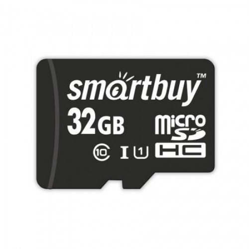 Карта памяти Micro SDHC 32Gb Smartbuy Class 10 UHS-I без адаптера (SB32GBSDCL10-00)
