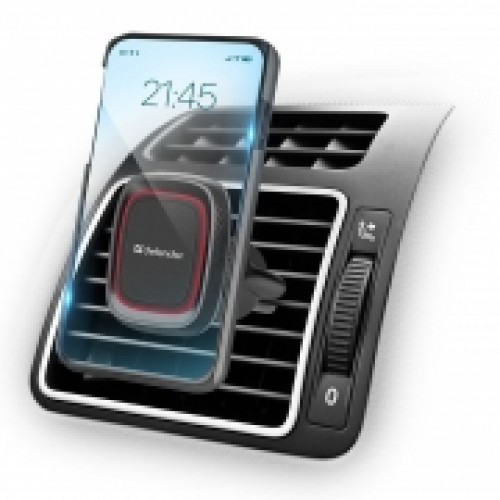 Держатель автомобильный на вентил. решетку, магнитный, красный, Defender CH-129 (29130)