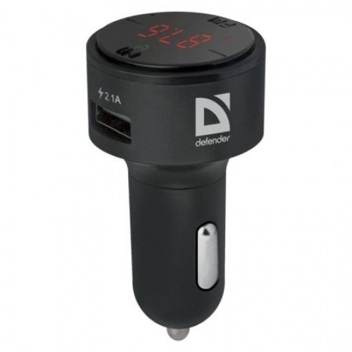 Автомобильный FM-трансмиттер Defender RT-Funk BT/HF, Bluetooth, USB 2.1A (68011)