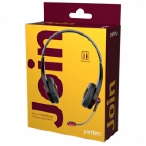 Гарнитура Perfeo JOIN, полноразмерная, черная (PF_A4909)