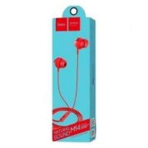 Гарнитура Hoco M14 Initial Sound Red, вставная