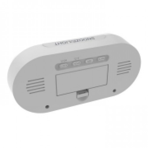 Часы будильник Ritmix CAT-110, температура, дата, подсветка, белые