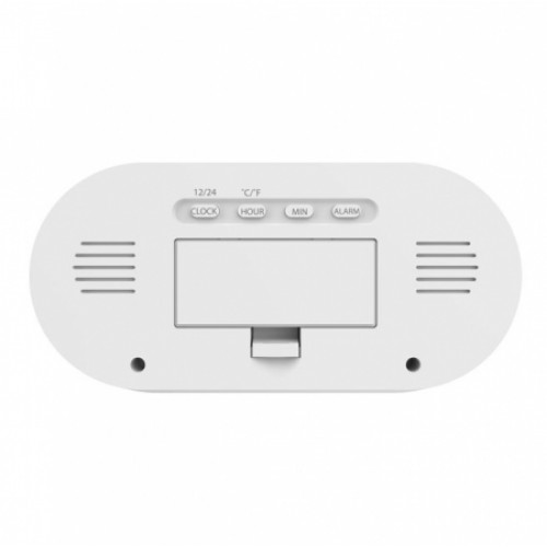 Часы будильник Ritmix CAT-110, температура, дата, подсветка, белые