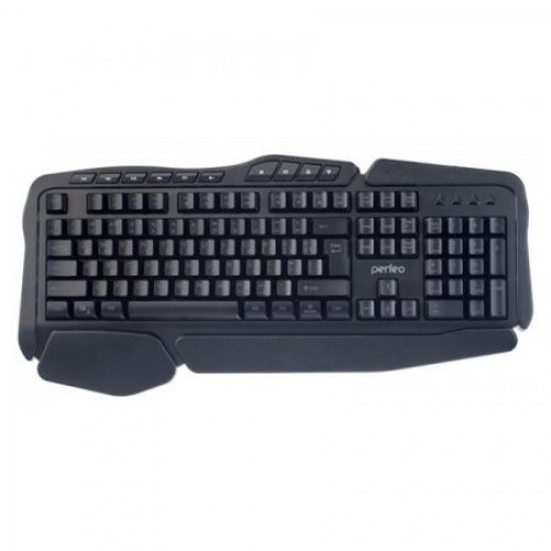 Клавиатура игровая Perfeo Strike Black с 3-х цветной подсветкой, USB (PF_A4390)