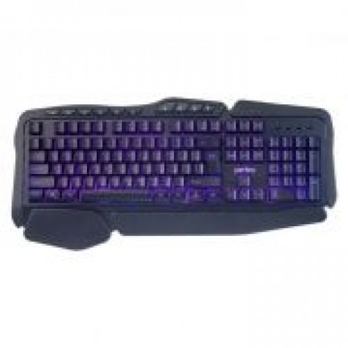 Клавиатура игровая Perfeo Strike Black с 3-х цветной подсветкой, USB (PF_A4390)