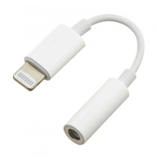Адаптер Lightning (m) - Jack 3.5 (F), 0.15 см, белый, Cablexpert (CCA-LM3.5F-01-W)