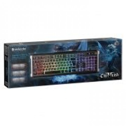 Клавиатура игровая Defender Chimera GK-280DL с подсветкой, черная, USB (45280)