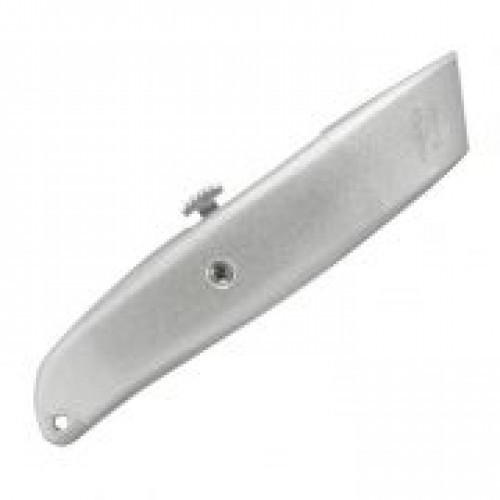 Нож строительный 18 мм, алюминиевый корпус, трапециевидное лезвие, Smartbuy (SBT-KNT-18P1)