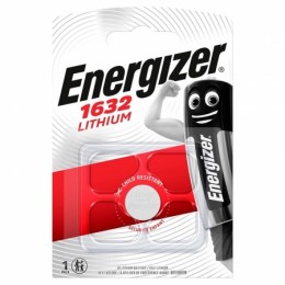 Батарейка CR1632 Energizer, 1 шт, блистер