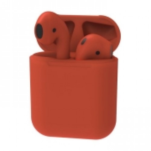 Гарнитура Bluetooth Ritmix RH-825BTH TWS, вставная, зарядный кейс, сенсорн. управление, красная